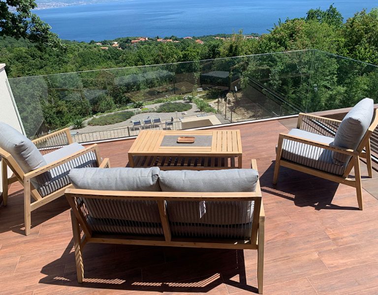 Canberra Premium Outdoor Wooden Lounge Set 4 pieces garden furniture