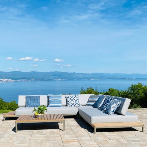 Kültéri LUXUS kültéri ülőgarnitúra Saint Tropez 4 részes