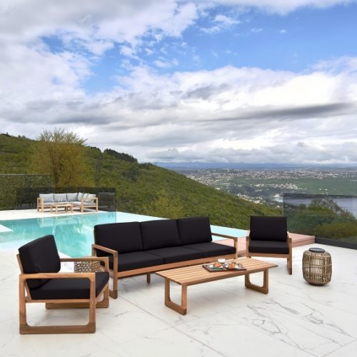 Malawi Eukaliptuszfa Kültéri Ülőgarnitúra