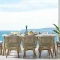 Malibu Wooden Dining Set – 7 Pieces