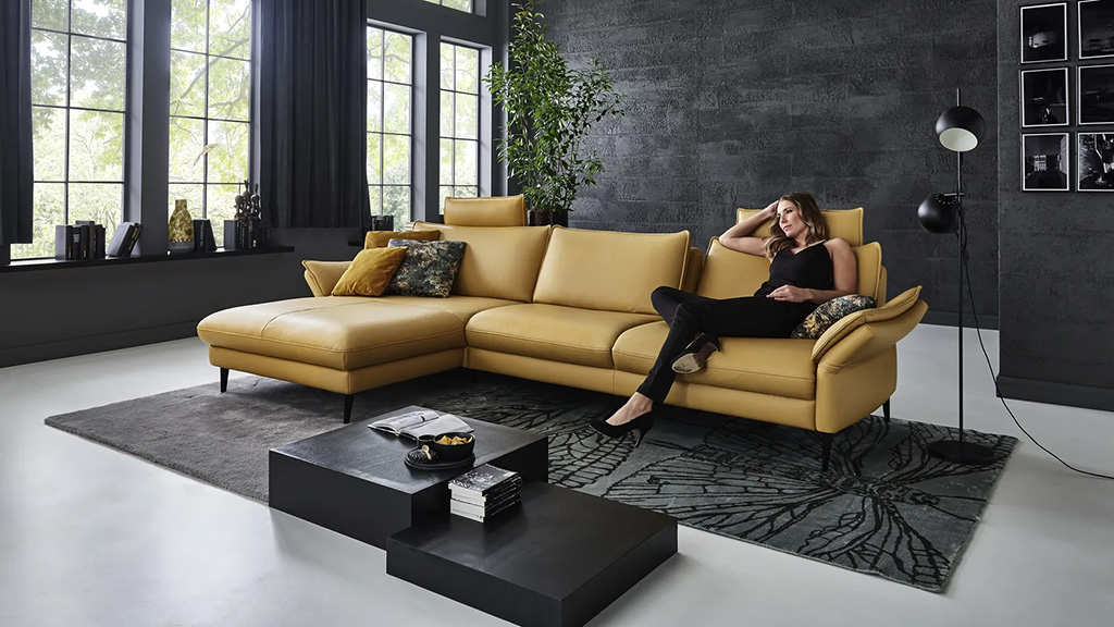 HUKLA prémium bőr sarokgarnitúra HP19094